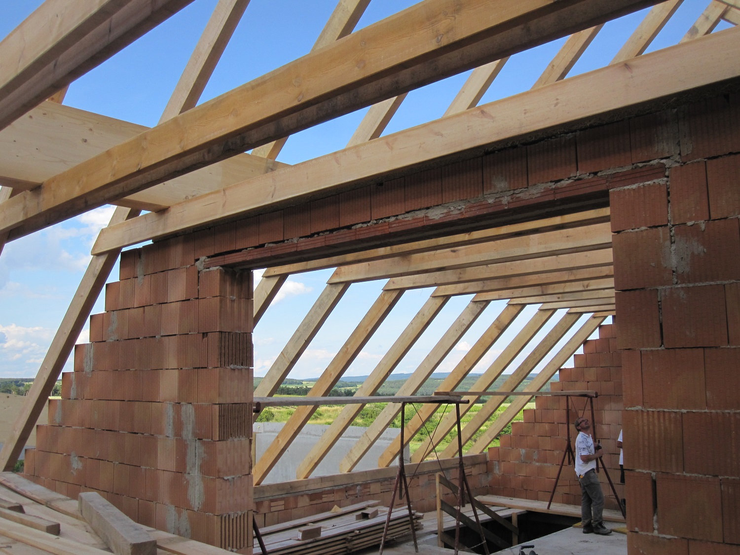 Building the first floor